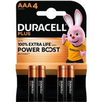 Duracell Plus Battery MN2400 AAA – 4 Pcs duracell plus battery mn2400 aaa – 4 pcs