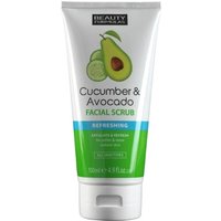 beauty formulas cucumber & avocado facial scrub – 150ml