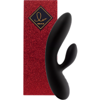 feelztoys lea silicone dual stimulation vibrator – black