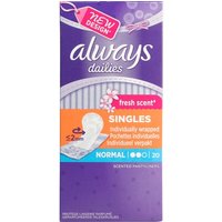 always fresh scent dailies normal 20 pcs