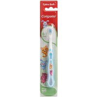 colgate smiles baby 0 3 years toothbrush – blue