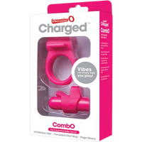 screaming o charged combo rechargeable better sex couple kit – pink