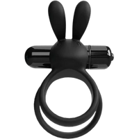 screaming o ohare xl wearable rabbit cock ring vibrator – black