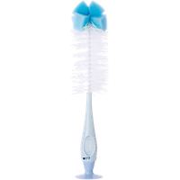 kikka boo 2 in 1 bottle & teat brush – blue