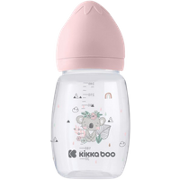kikka boo anti colic savanna pink baby feeding bottle – 260ml