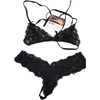 Baci Lingerie Submissive Lingerie Bikini Set with Cuff – Black baci lingerie submissive lingerie bikini set with cuff – black