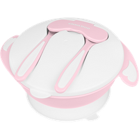 kikka boo baby bowl 4 in 1 set – pink