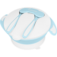 kikka boo baby bowl 4 in 1 set – blue