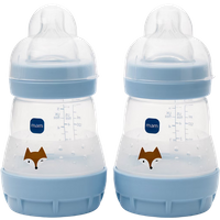 mam easy start anti colic blue bottle – 2 x 160ml