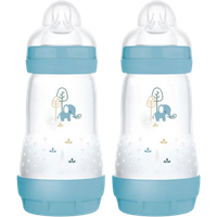 mam easy start anti colic blue bottle – 2 x 260ml