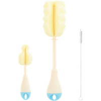 kikka boo bottle cleaning blue brush set – 3 pcs