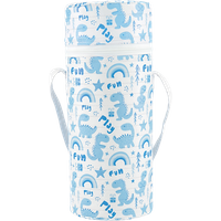 kikka boo insulated bottle carrier – blue