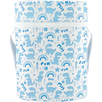 kikka boo insulated twin bottle carrier – blue