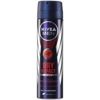 Nivea Dry Impact Deo Spray For Men 150ml nivea dry impact deo spray for men 150ml