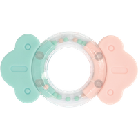 kikka boo bonbon rattle & teether – pink