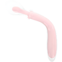kikka boo flexible baby training spoon – pink