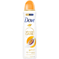 dove advanced care go fresh passion fruit & lemongrass 72h anti perspirant deodorant spray – 250 ml