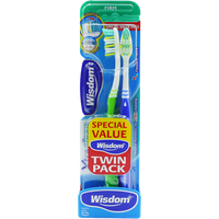 wisdom extra clean firm toothbrush – 2 pcs