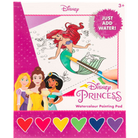 disney princess watercolour painting pad – 27 pcs