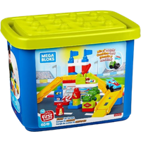 mega bloks race garage play set – 60 pieces