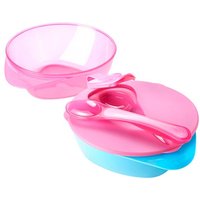 tommee tippee bowl pink/blue – 2pcs