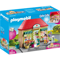 playmobil 70016 city life my flower shop