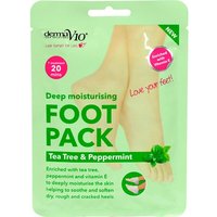 derma v10 tea tree foot pack