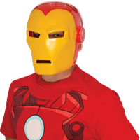rubies iron man deluxe mask