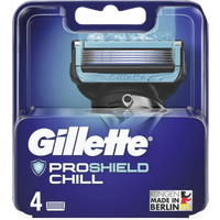 gillette prosheild chill razor blades 4 pcs
