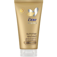 dove summer revived face & body light to medium gradual self tanning lotion – 75 ml