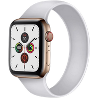 apple watch 42/44 mm silicone strap white