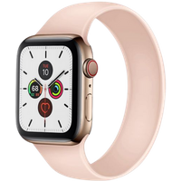 apple watch 42/44 mm silicone strap pink