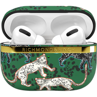 richmond & finch leopard green apple airpods pro cover