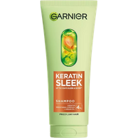 Garnier Keratin Sleek Shampoo With Argan Oil For Frizzy & Dry Hair - 200 ml garnier keratin sleek shampoo with argan oil for frizzy & dry hair – 200 ml