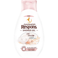garnier respons oat cream & white almond milk shower gel – 250 ml
