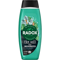 radox therapy feel invigorated 2 in 1 shower gel for men – 450 ml