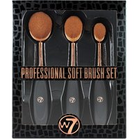 w7 3 piece professional soft brush set