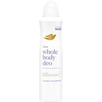 dove lavender & chamomile whole body deodorant spray – 150 ml