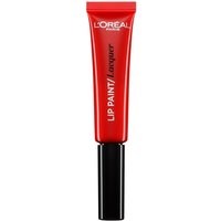 l’oreal lip paint lacquer red fiction