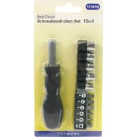 Best Choice Screwdriver + 11 Bit-plugs best choice screwdriver + 11 bit plugs