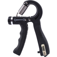 Black Adjustable Hand Grip Strengthener with Counter 10-60 kg black adjustable hand grip strengthener with counter 10 60 kg