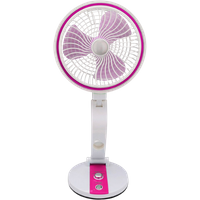 wireless foldable desk fan with led lamp