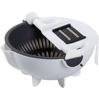 3 in 1 multifunctional vegetable cutter with rotating drain basket