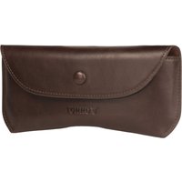 leather sunglasses case / glasses case – dark brown
