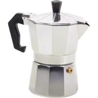 Aluminium 3 Cups Stovetop Espresso Coffee Maker - 150 ml aluminium 3 cups stovetop espresso coffee maker – 150 ml