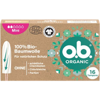o.b. Organic Mini Tampons - 16 pcs o.b. organic mini tampons – 16 pcs