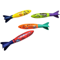 kids underwater catching torpedo diving pool toys – 4 pcs