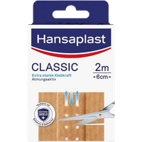 hansaplast classic first aid wound dressing plaster roll – 2 m × 6 cm