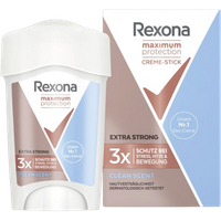 Rexona Maximum Protection Clean Scent Anti-Perspirant Deodorant Cream Stick - 45 ml rexona maximum protection clean scent anti perspirant deodorant cream stick – 45 ml