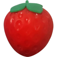 strawberry squishy squeeze toy – 6 × 8 cm